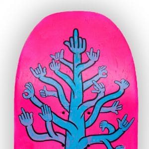 Arm Tree - tabla de skate pintada a mano - Gorka Gil