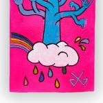 Arm Tree - tabla de skate pintada a mano - Gorka Gil