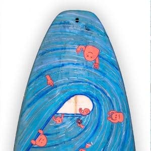 Barrel - tabla de surf pintada a mano - Gorka Gil