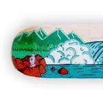 Barrel - tabla de skate pintada a mano - Gorka Gil