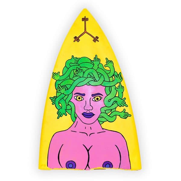 Fvcking Medusa - tabla de surf pintada a mano - Gorka Gil