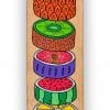 Fruit Chop - tabla de skate pintada a mano - Gorka Gil