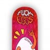 Fuck Eggs - tabla de skate pintada a mano - Gorka Gil