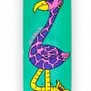 Horny Flamingo - tabla de skate pintada a mano - Gorka Gil