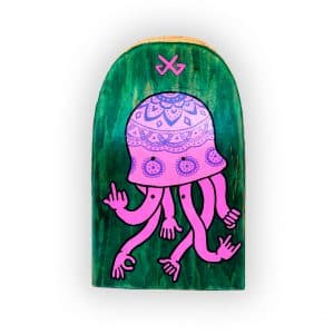 Jelly Fvck | tabla de skateboard pintada a mano | Gorka Gil