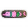 Kiwi Dolphin - tabla de skate pintada a mano - Gorka Gil