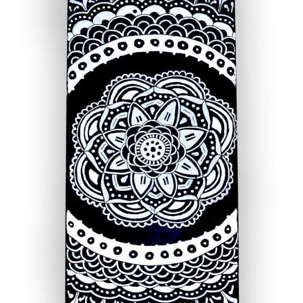 Mandala - tablade skateboard pintada a mano - Gorka Gil