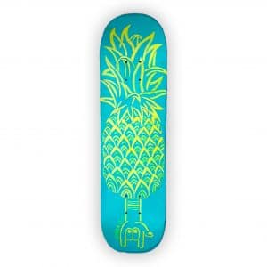 Pineapple Mandala - tabla de skateboard pintada a mano - Gorka Gil