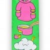 Radika Bunny - tabla de skateboard pintada a mano - Gorka Gil