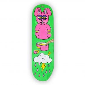 Radika Bunny - tabla de skateboard pintada a mano - Gorka Gil