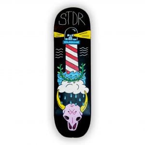 STDR - tabla de skateboard pintada a mano - Gorka Gil