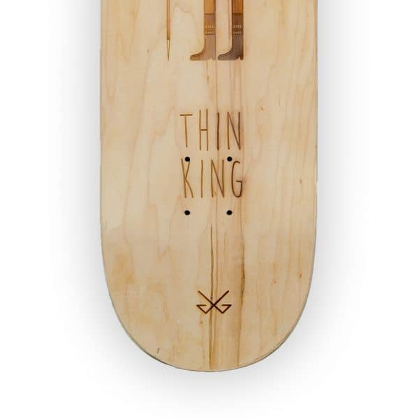 Thin-King - tabla de skate grabada con láser - Gorka Gil