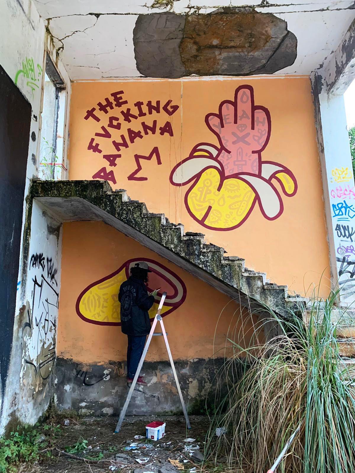 The Fvcking Banana pintado por Gorka Gil