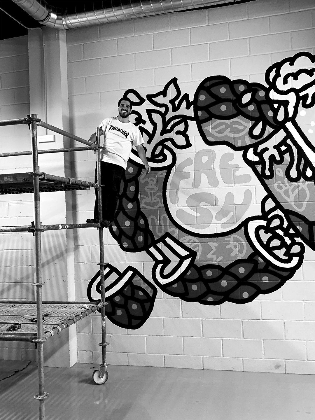 Mural Fresh Beer pintado por Gorka Gil